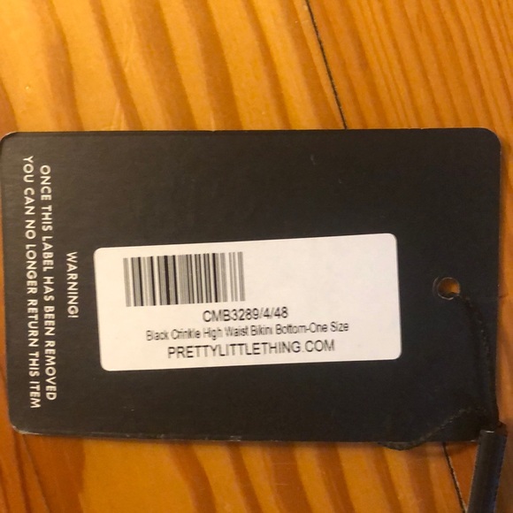 Black OS Bathing Suit Bottoms - Picture 4 of 4